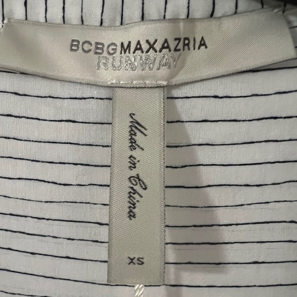 NWT BCBG MaxAzria Runway "Marine" Asymmetrical Dress, Size XS - Picture 7 of 13